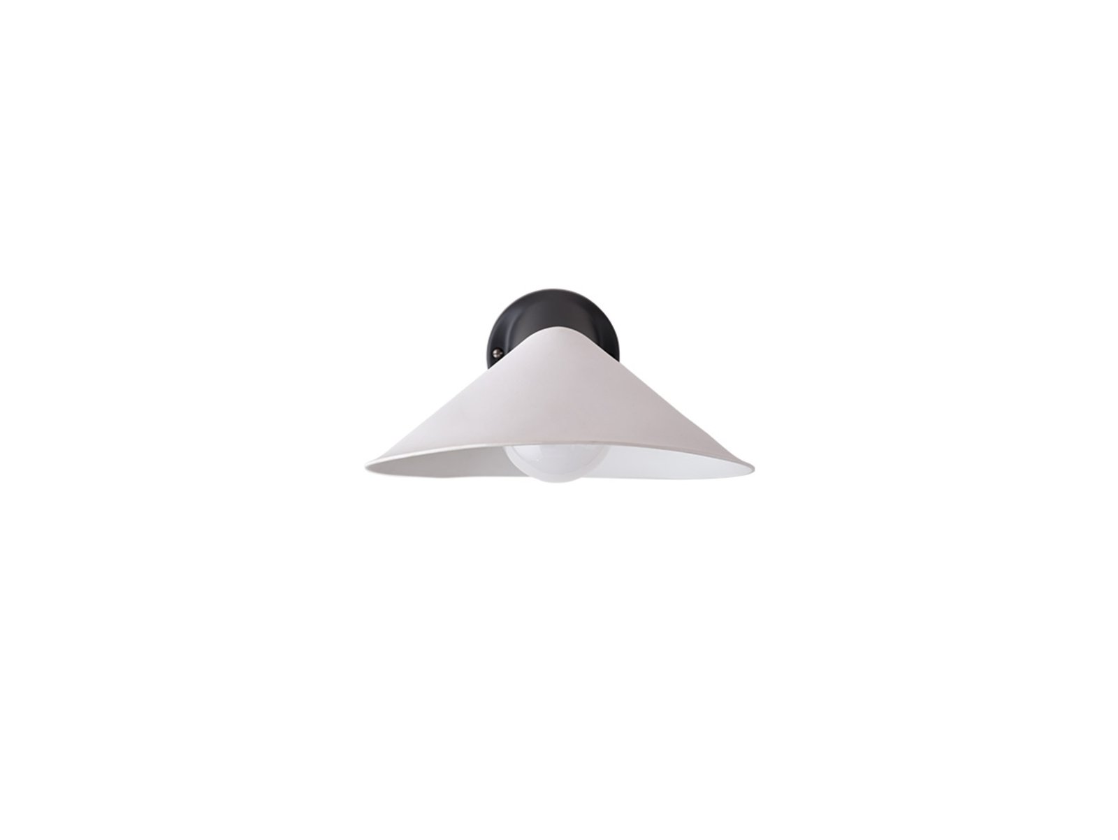 Plume Aplique de Pared IP44 Black/Porcelain - DCW