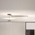 Vibia Flat lampa sufitowa LED 3-pkt. Ø 55cm biała