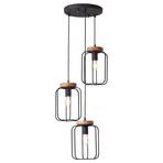 Hanglamp Tosh 3-lamps rondell
