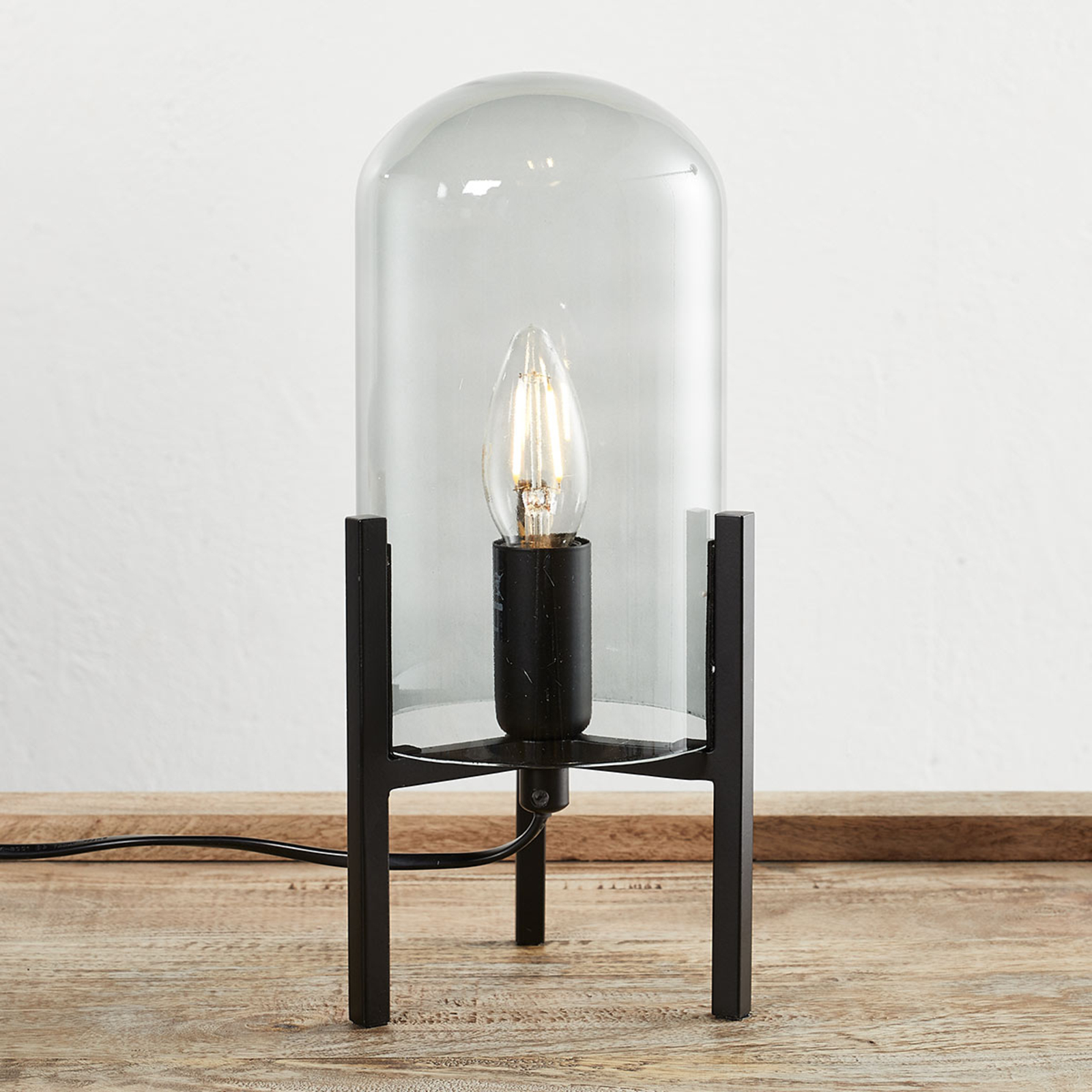 By Rydéns Smokie bordlampe svart