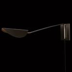 Oluce Plume wall light - 80 cm projection