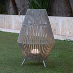 Newgarden Conta LED dobíjacia stolová lampa taupe 72cm