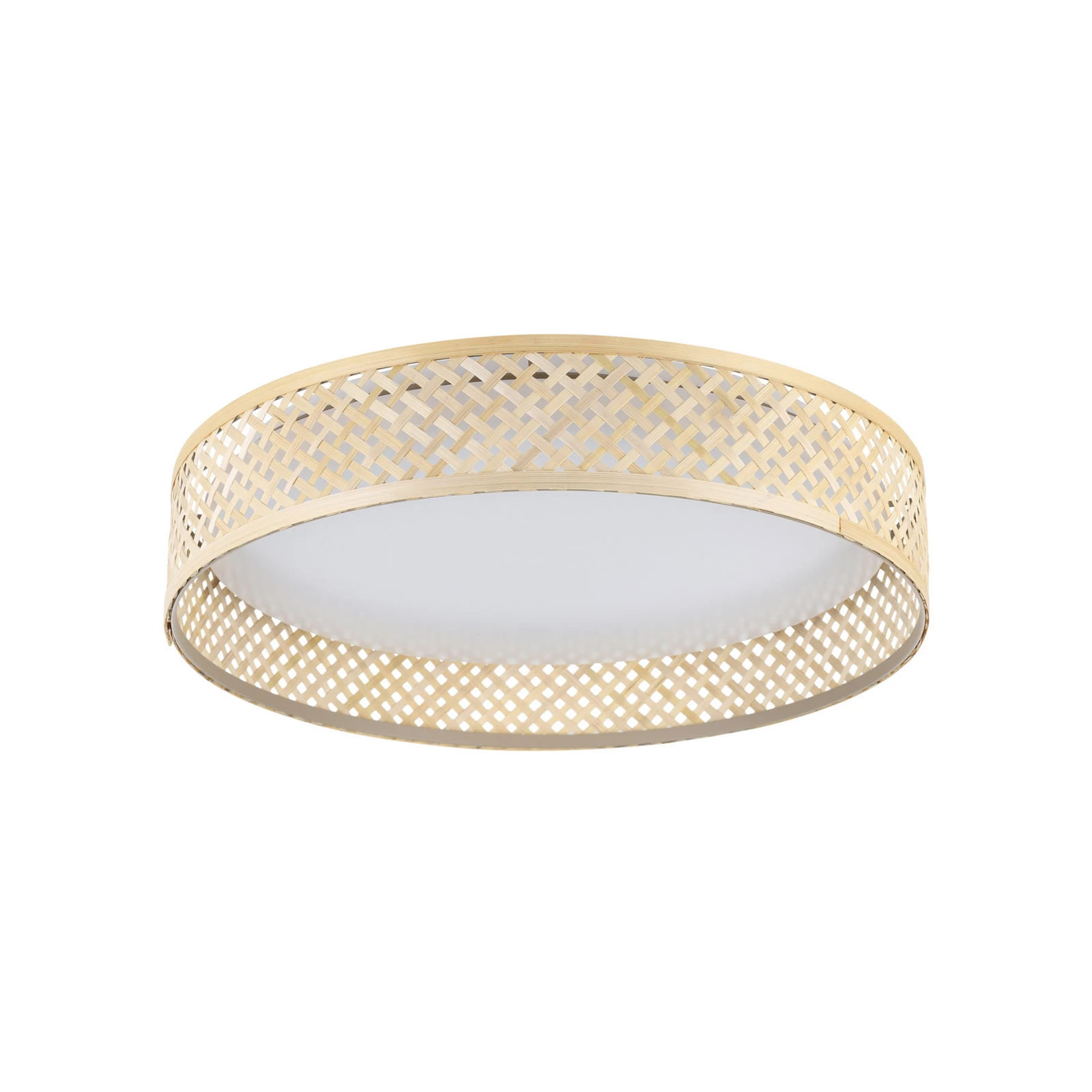 LED stropno svjetlo Luppineria bambus mreža Ø 38cm