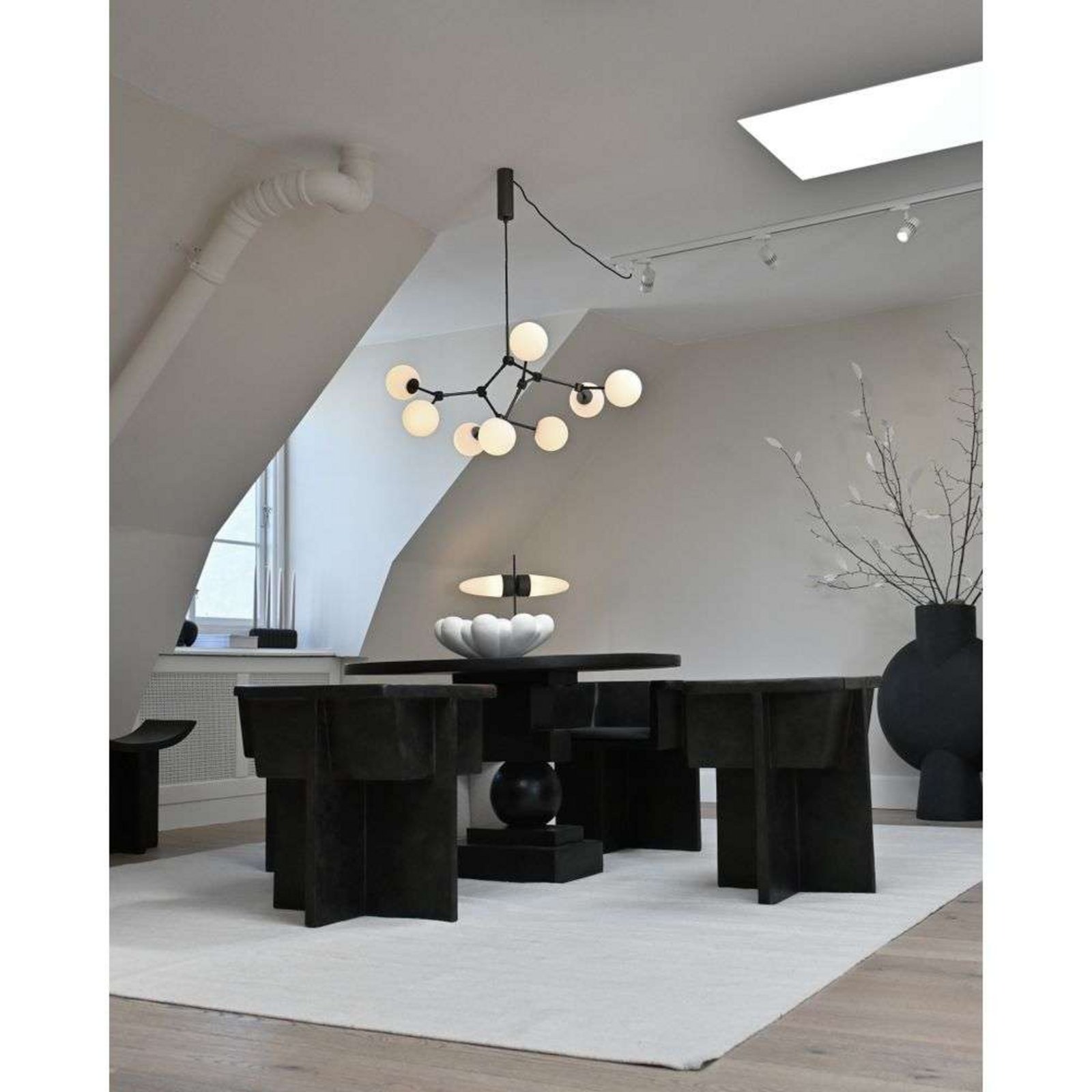 Drop Bulp Mini Grey Chandelier - 101 Copenhagen
