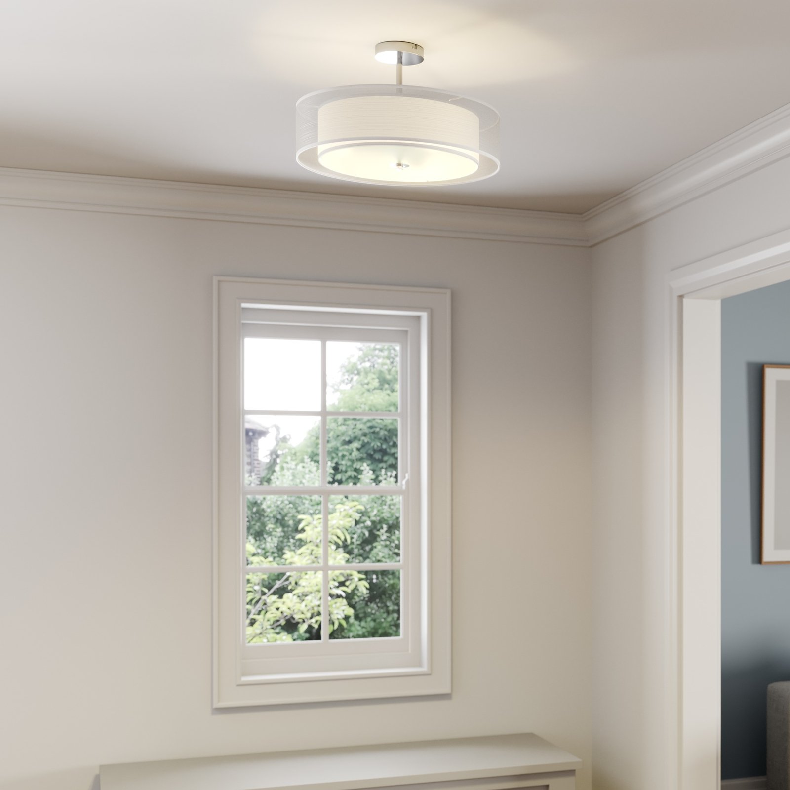 Pikka Stropné Lampa White/Chrom - Lindby