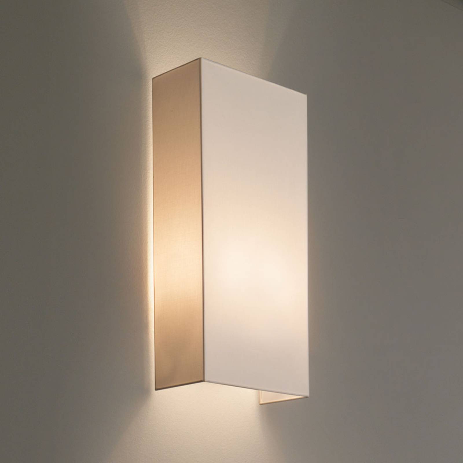 Modo Luce Rettangolo væglampe 25 cm elfenben