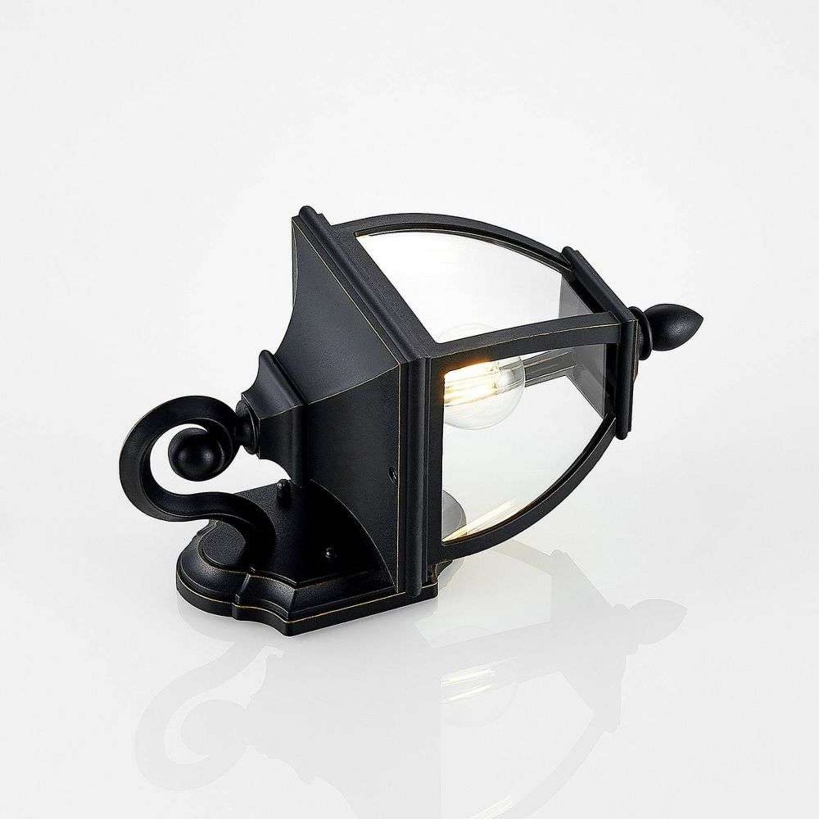 Cerys Outdoor Wall Lamp Black - Lindby