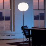 FLOS Glo-Ball Floor 3 vloerlamp, mat zilver