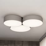 EGLO connect Smart-LED-Deckenleuchte Barbano-Z, grau