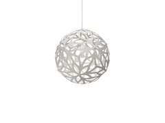 Floral Suspension Ø60 Blanc 2 Côtés - David Trubridge