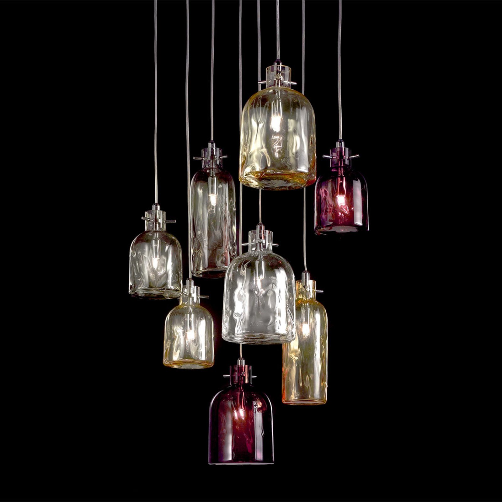 Designer hanging light Bossa Nova 15 cm amber