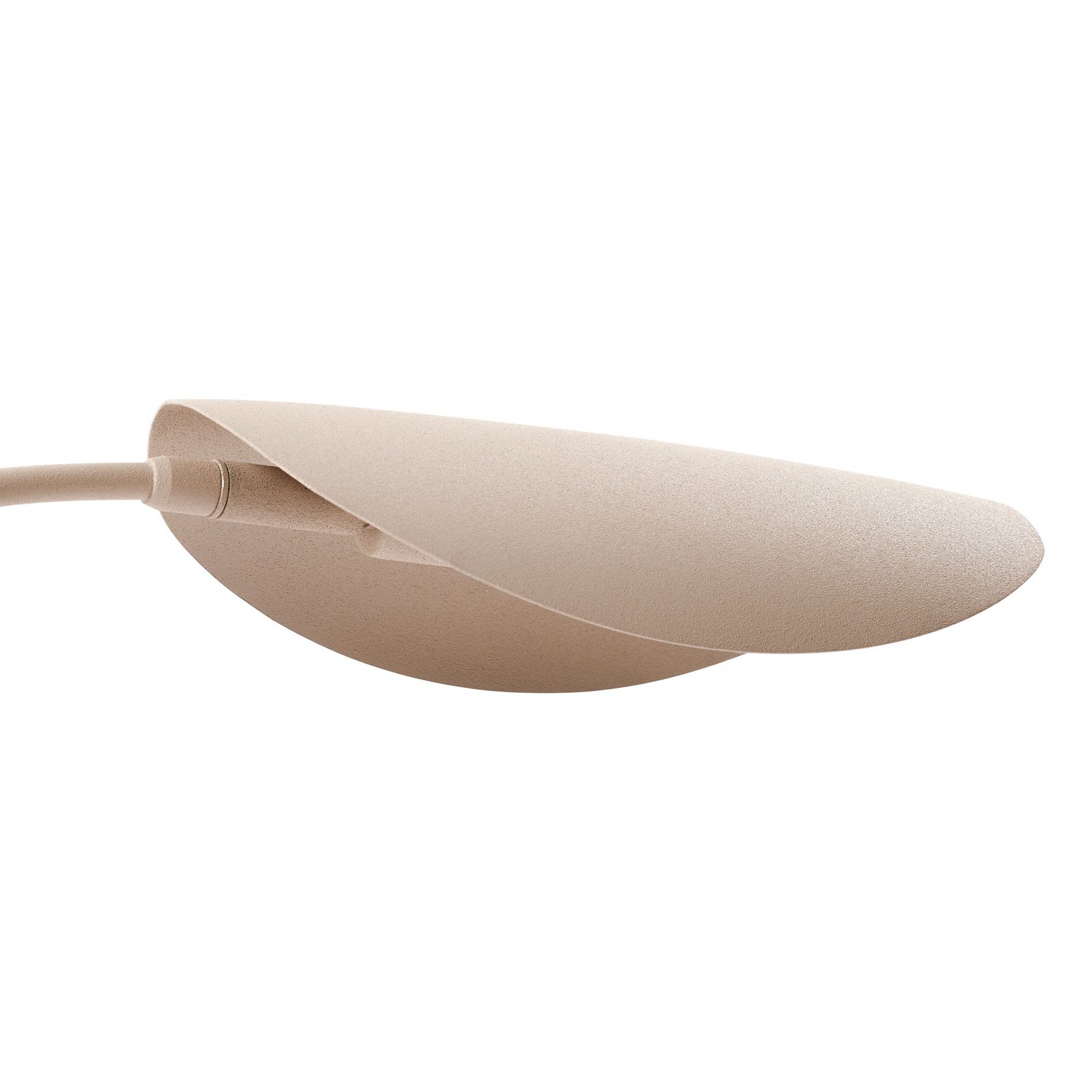 Candeeiro de mesa Lucande Rivera, bege, metal, pedra, 51 cm, G9