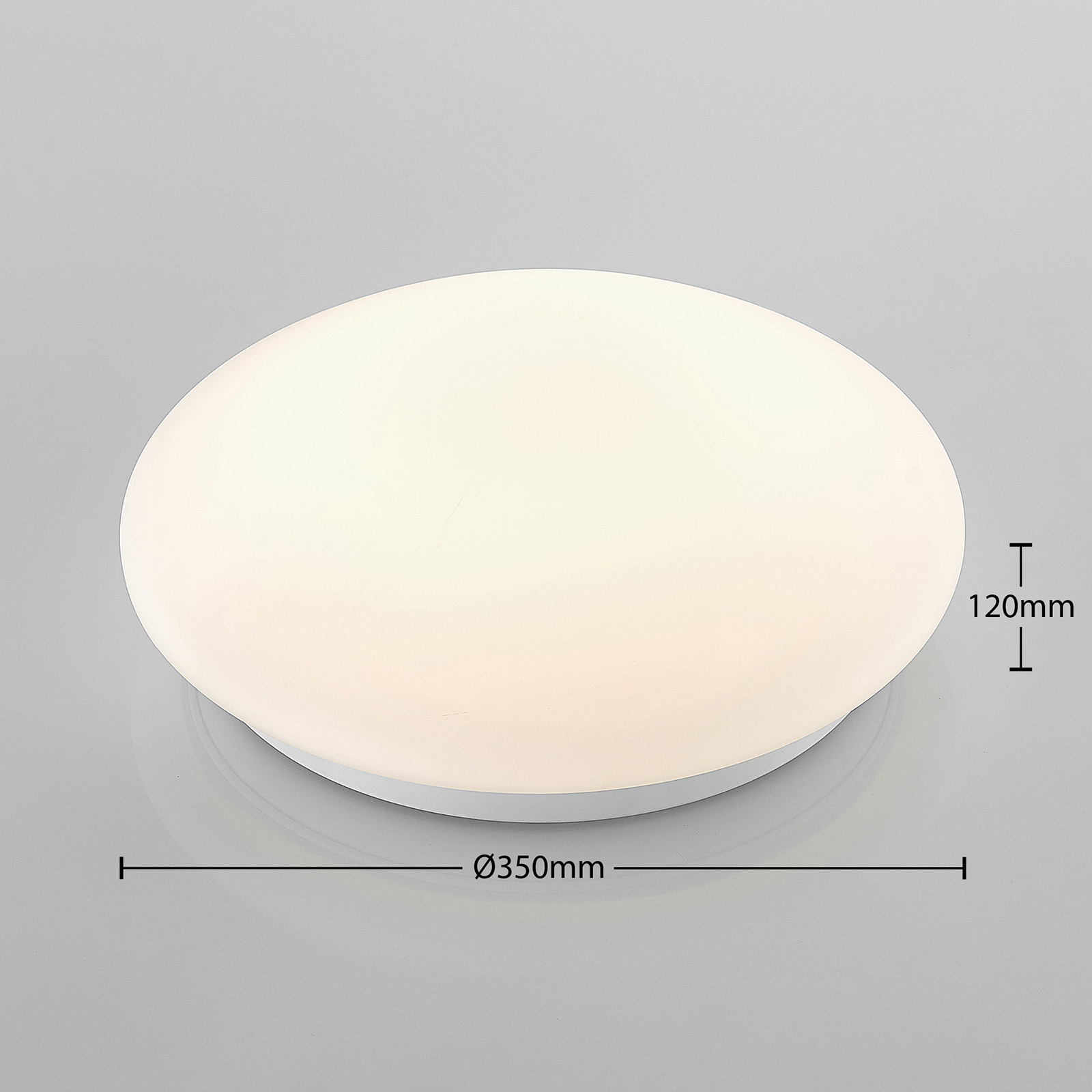 Arcchio Marlie LED-Deckenlampe, Glas, rund
