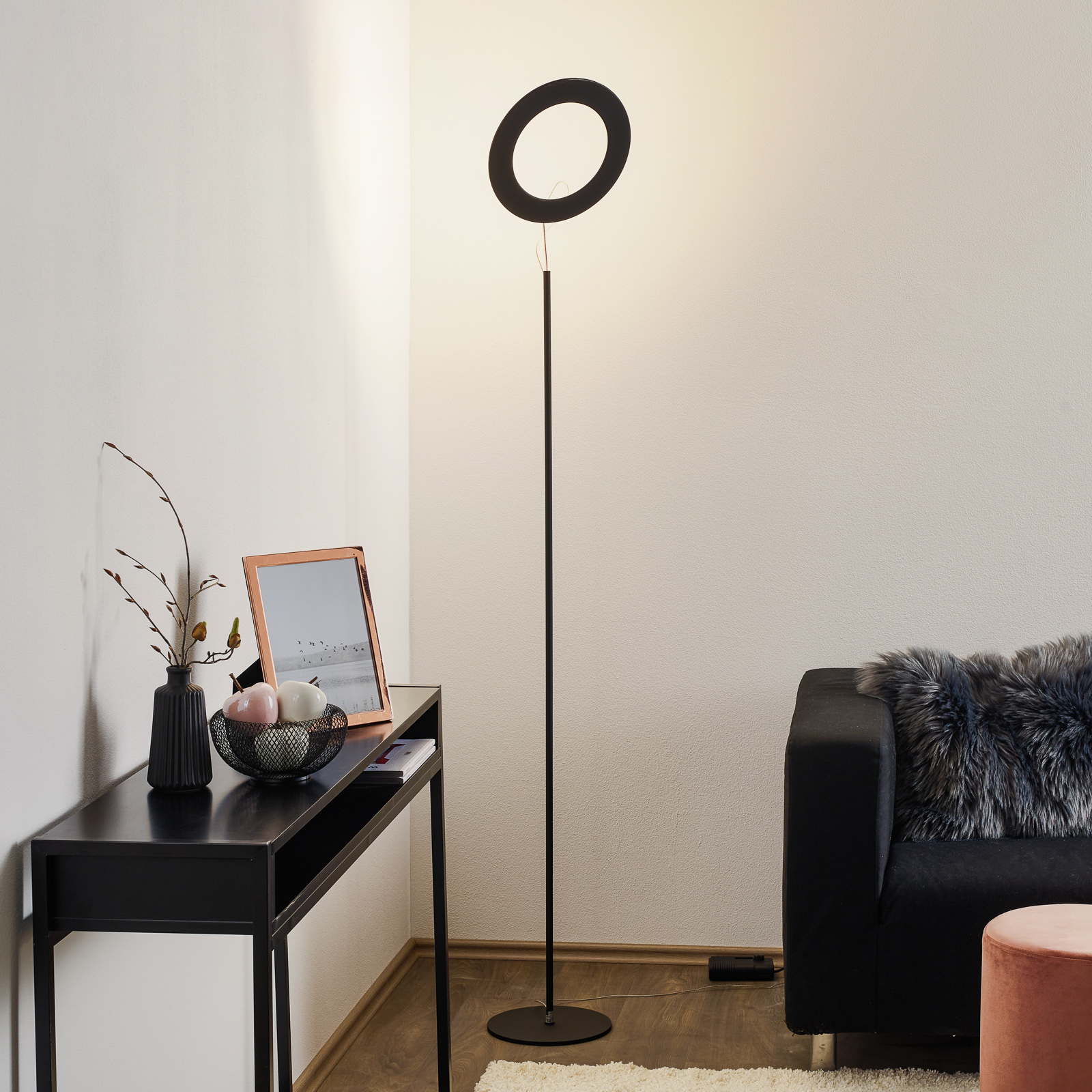 ICONE Vera ST - lampa stojąca LED, czarna