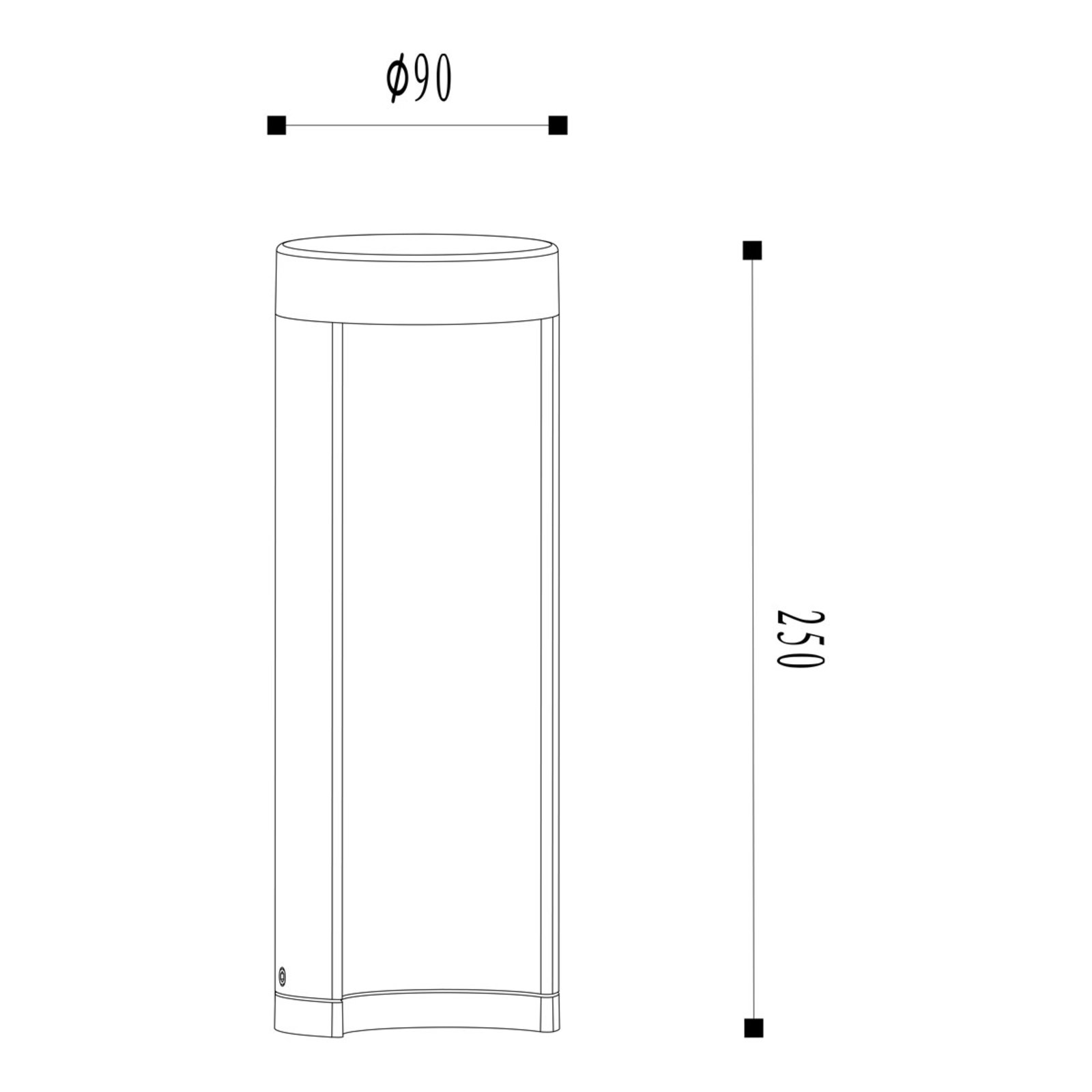 Potelet Led Combo Au Joli Design Cm Luminaire Fr