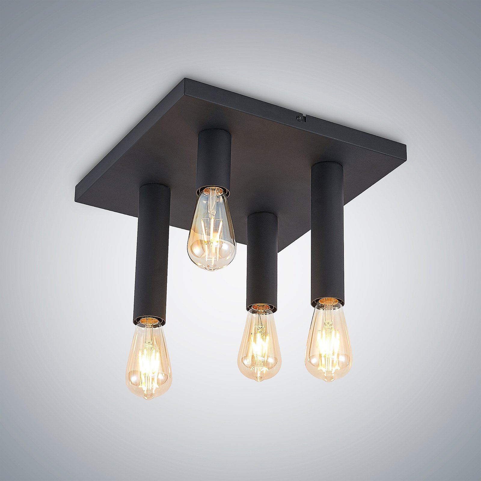 Lindby Belana plafondlamp hoekig, 4-lamps