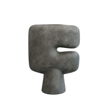 Tribal Vase Big Sombre Gris - 101 Copenhagen
