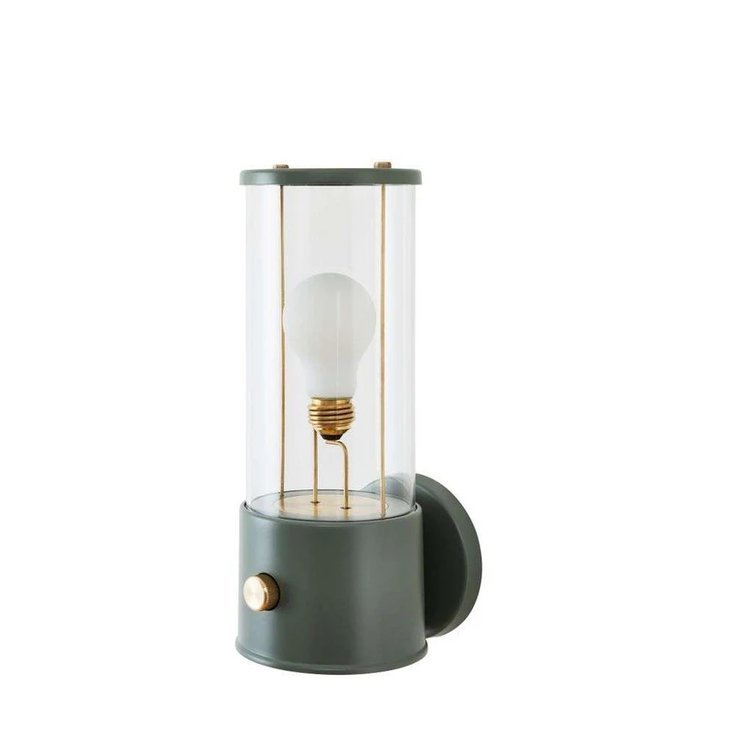 Tala væglampe Muse Portable, LED-lampe E27, grøn
