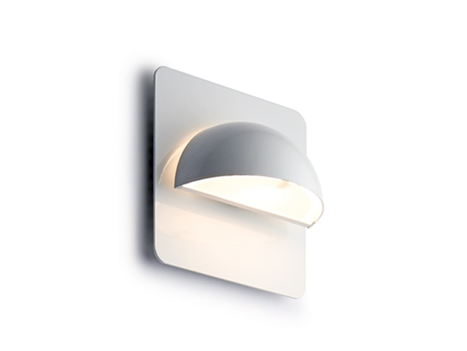 Rørhat Candeeiro de Parede Exterior w/Backplate Branco - LIGHT-POINT