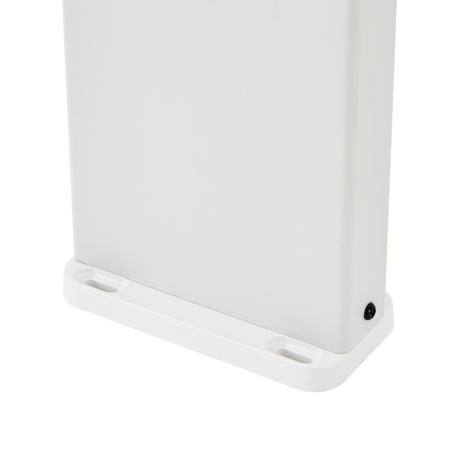 Eleazar LED solárne podlahové svietidlo, biele, hliník, senzor - Lindby