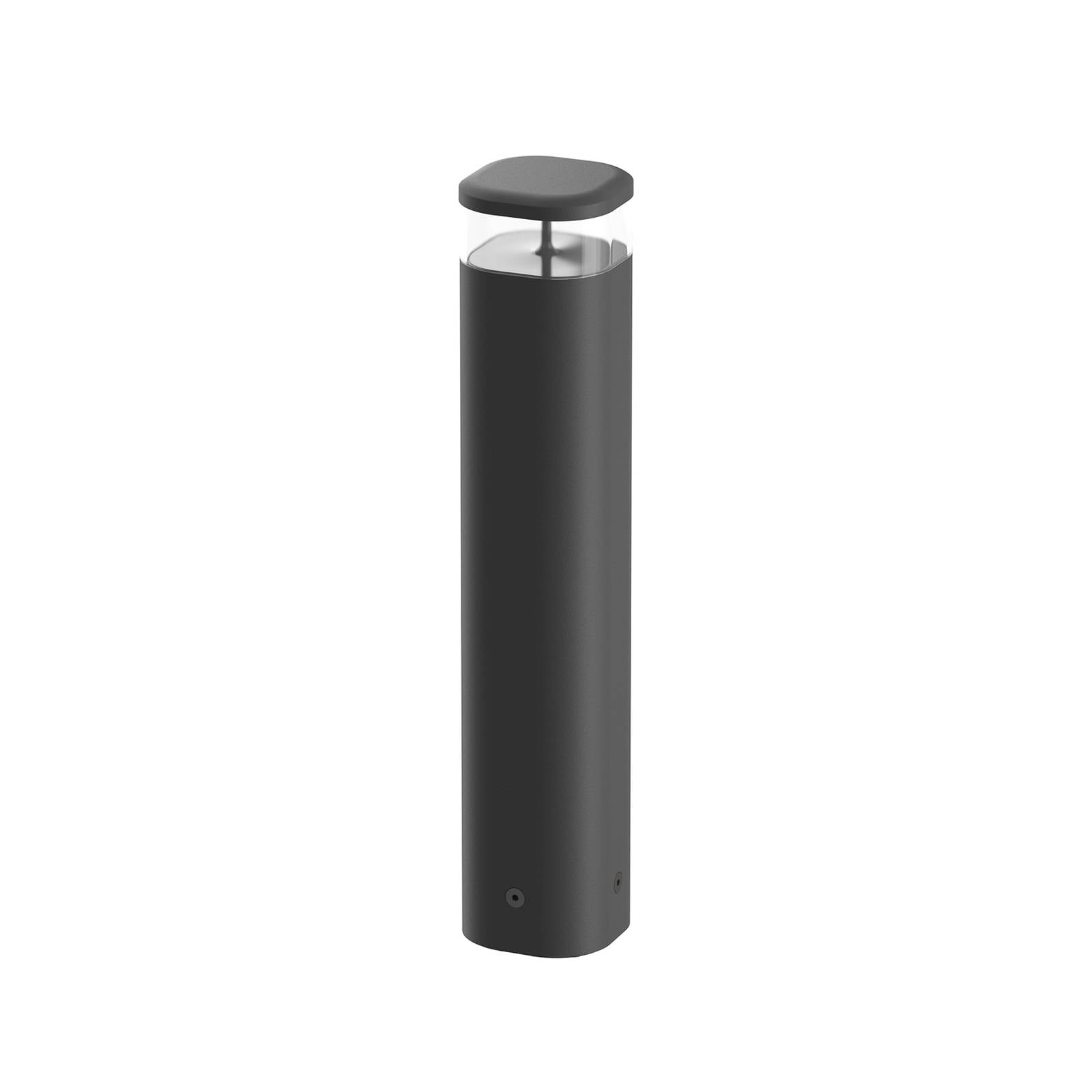 FLOS Pointbreak Bollard 2, 2.700K anthrazit 60cm