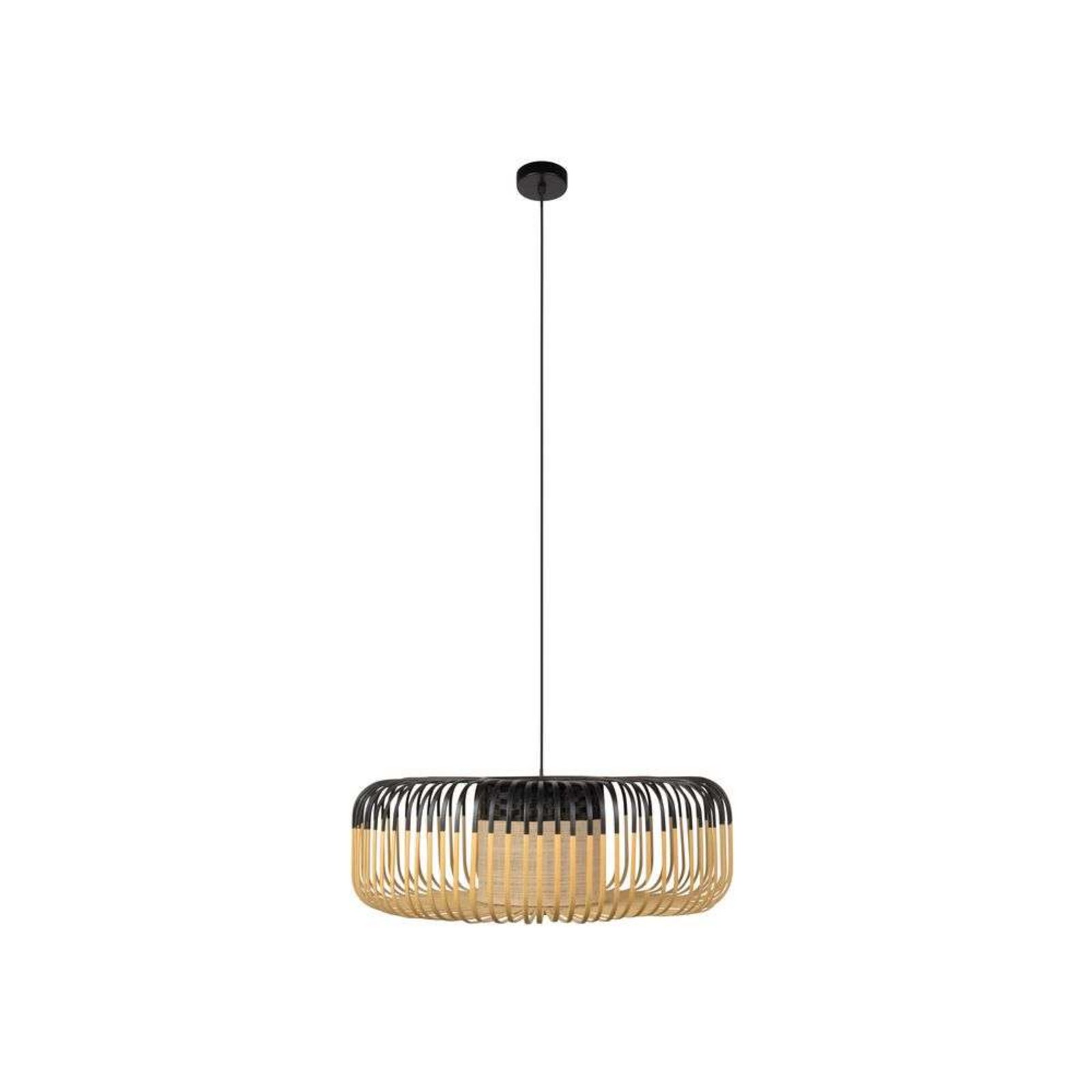 Bamboo Závěsná Lampa XL Black - Forestier