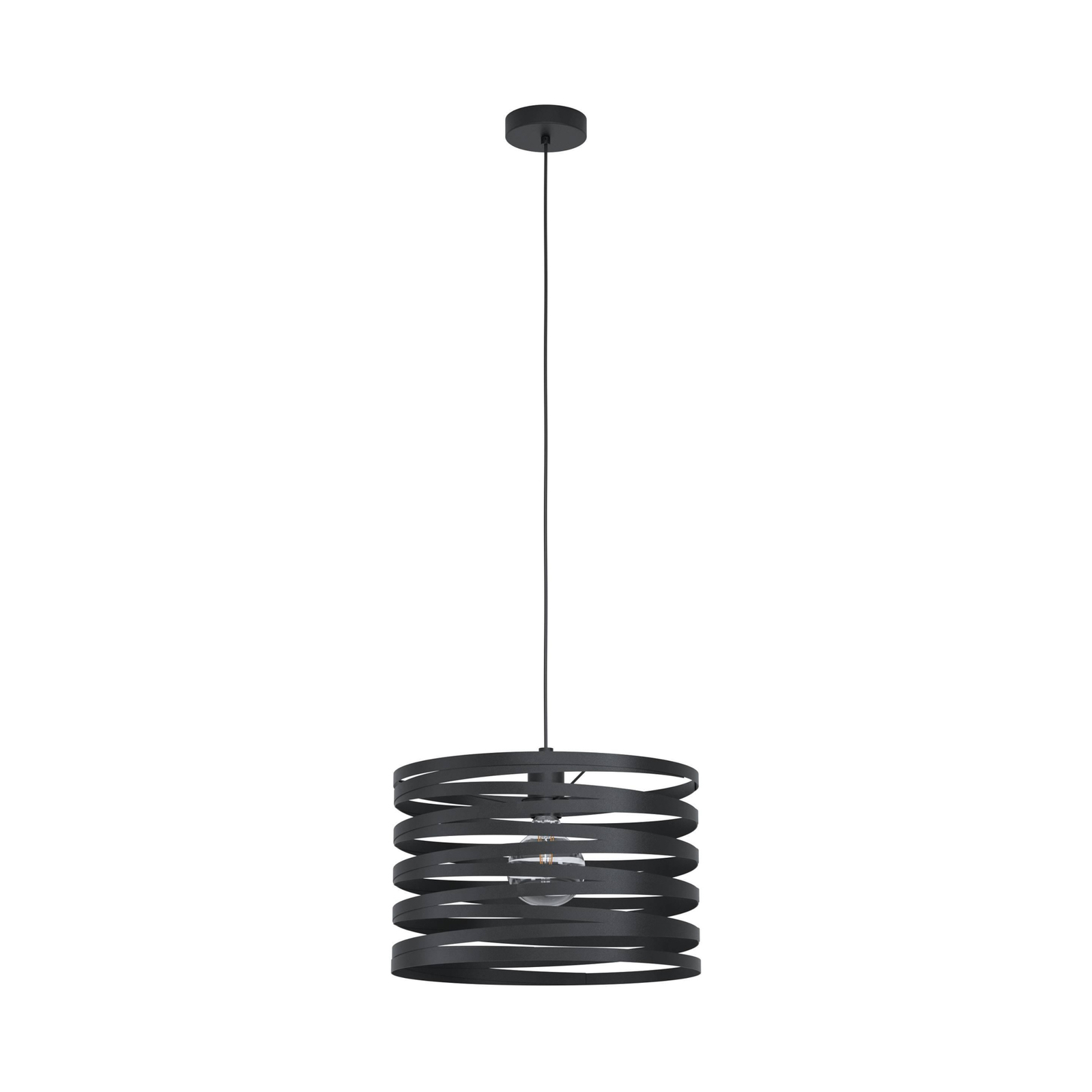 Suspension Cremella, Ø 37 cm, noir, acier