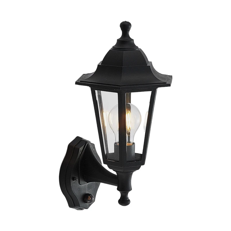 Lindby – Nane Außen Wandleuchte w/Sensor Black