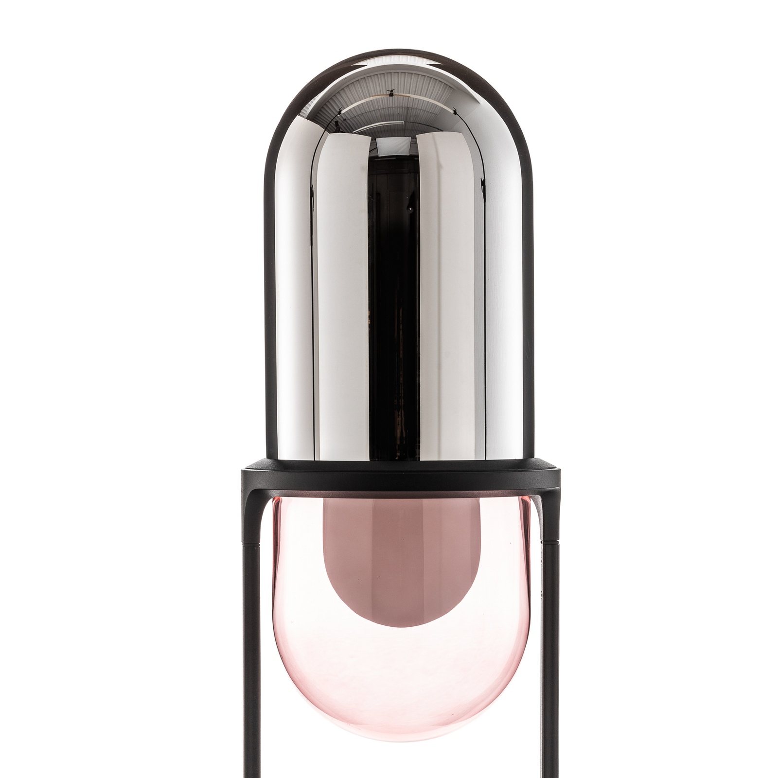 Pille LED állólámpa szürke/rózsaszín
