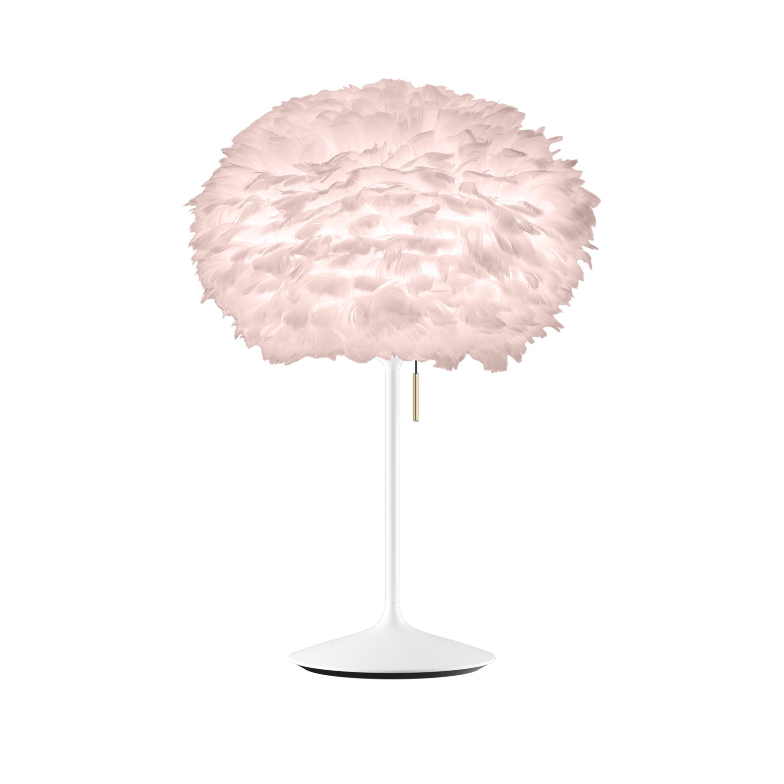 Střední stolní lampa UMAGE Eos růžová/bílá