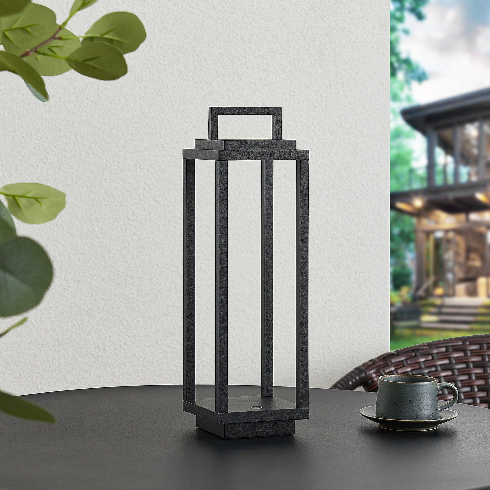 Mirina Portable Vonkajšie Svietidlo Black - Lucande