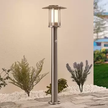 LED-Wegelampe Gregory, Edelstahl | Lampenwelt.de