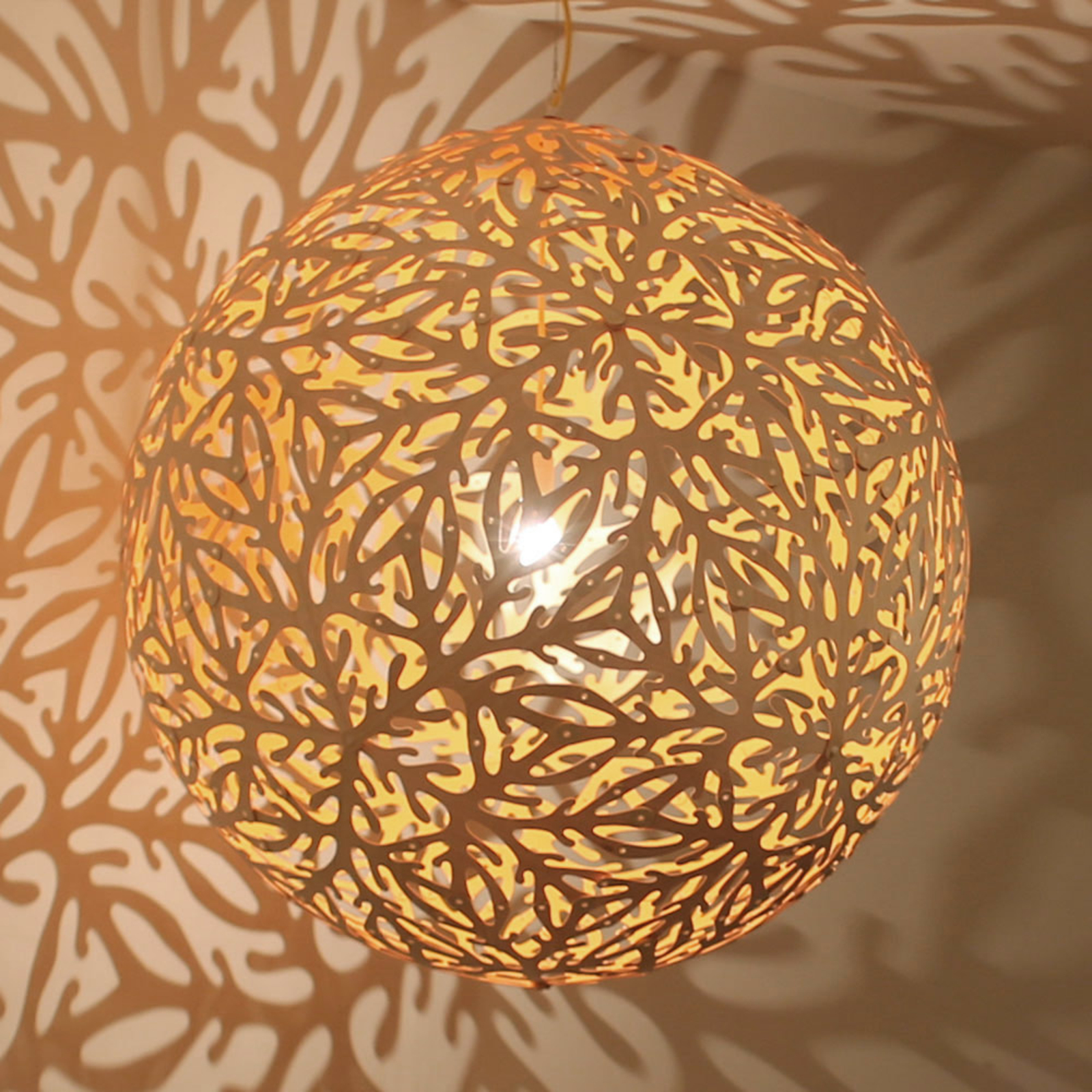 david trubridge Sola Pendelleuchte Ø 80cm natur