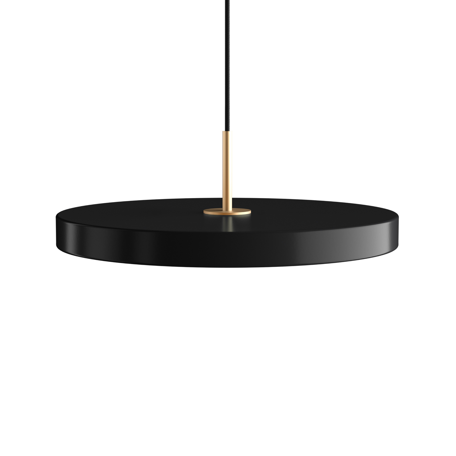 Asteria Plus Medium LED hanging light, black, Ø 43 cm, CCT - UMAGE