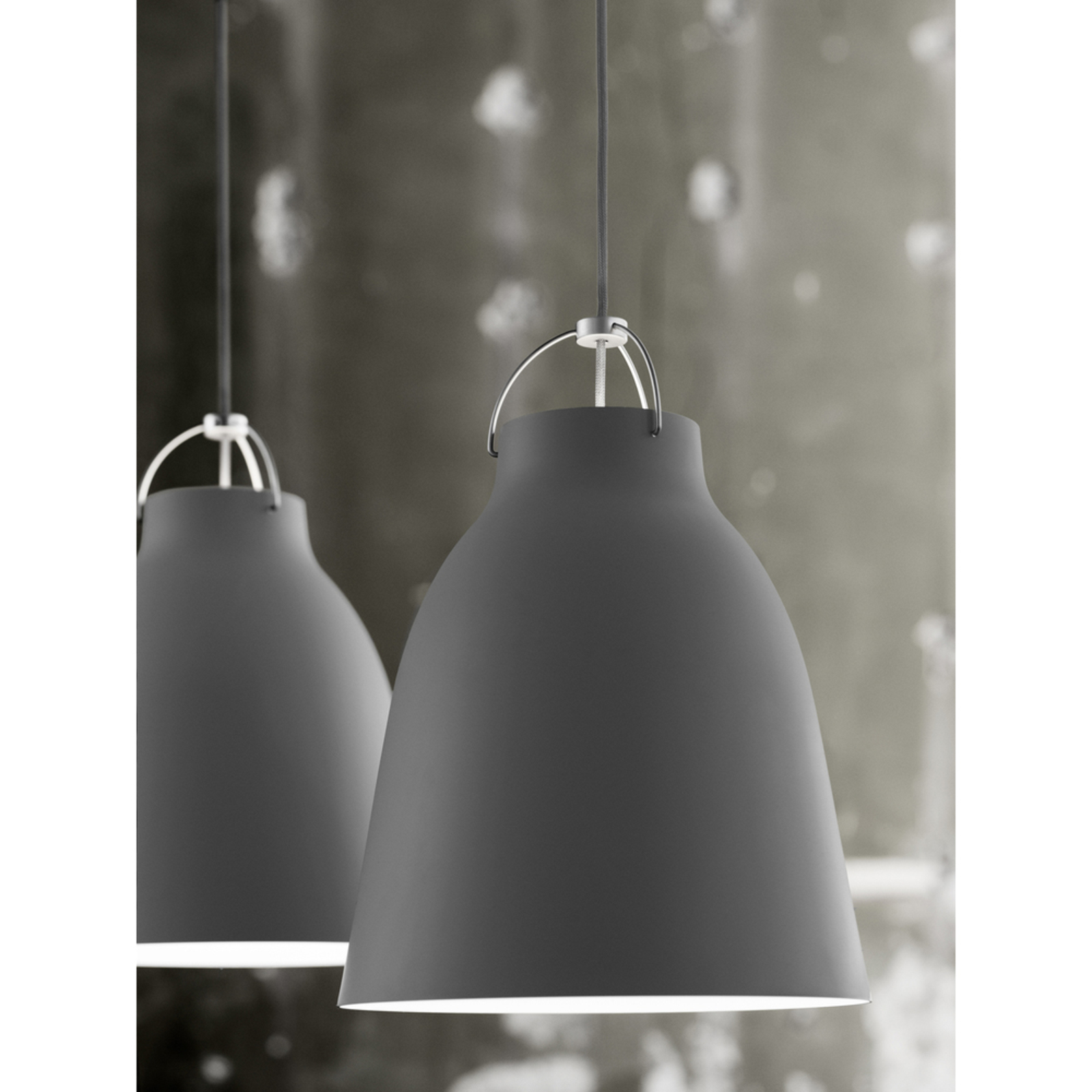 Caravaggio™ P1 Pendant Matt Grey45 - Fritz Hansen