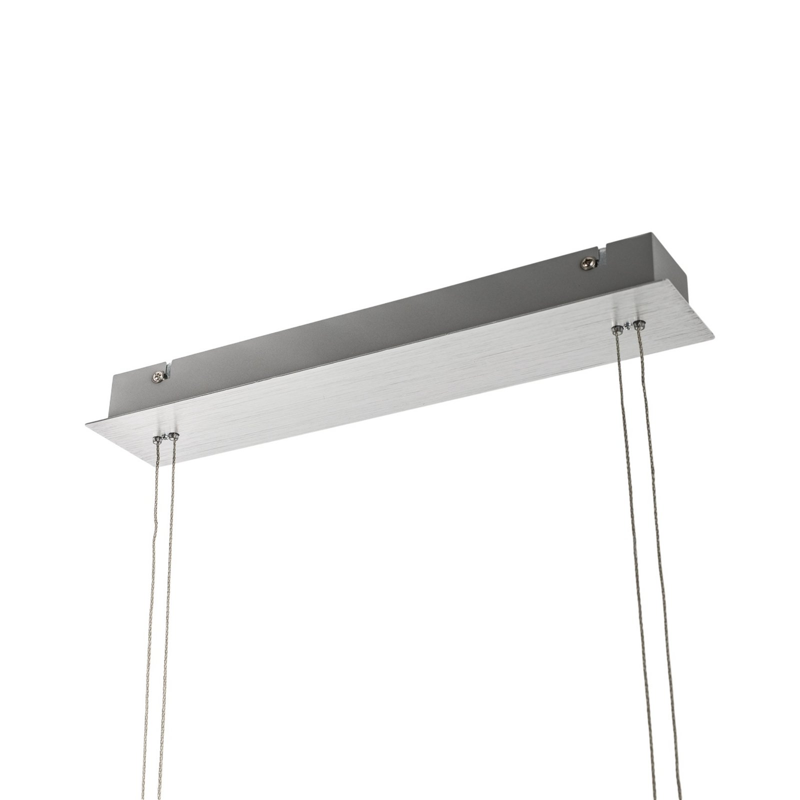 Lucande LED rippvalgusti Myron, puutetundlik dimmer, CCT, alumiinium