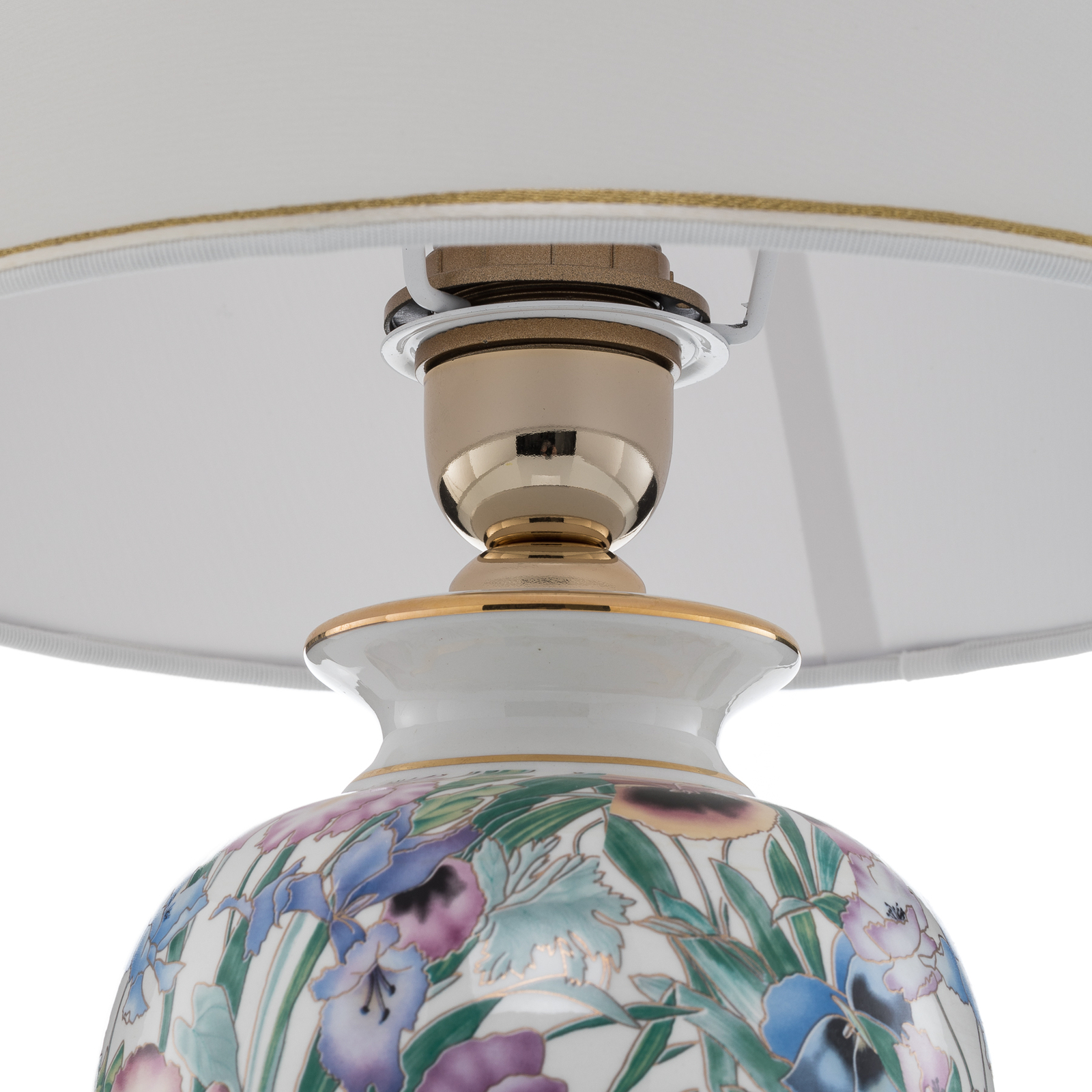 KOLARZ Giardino Panse - blommig bordslampa 30 cm