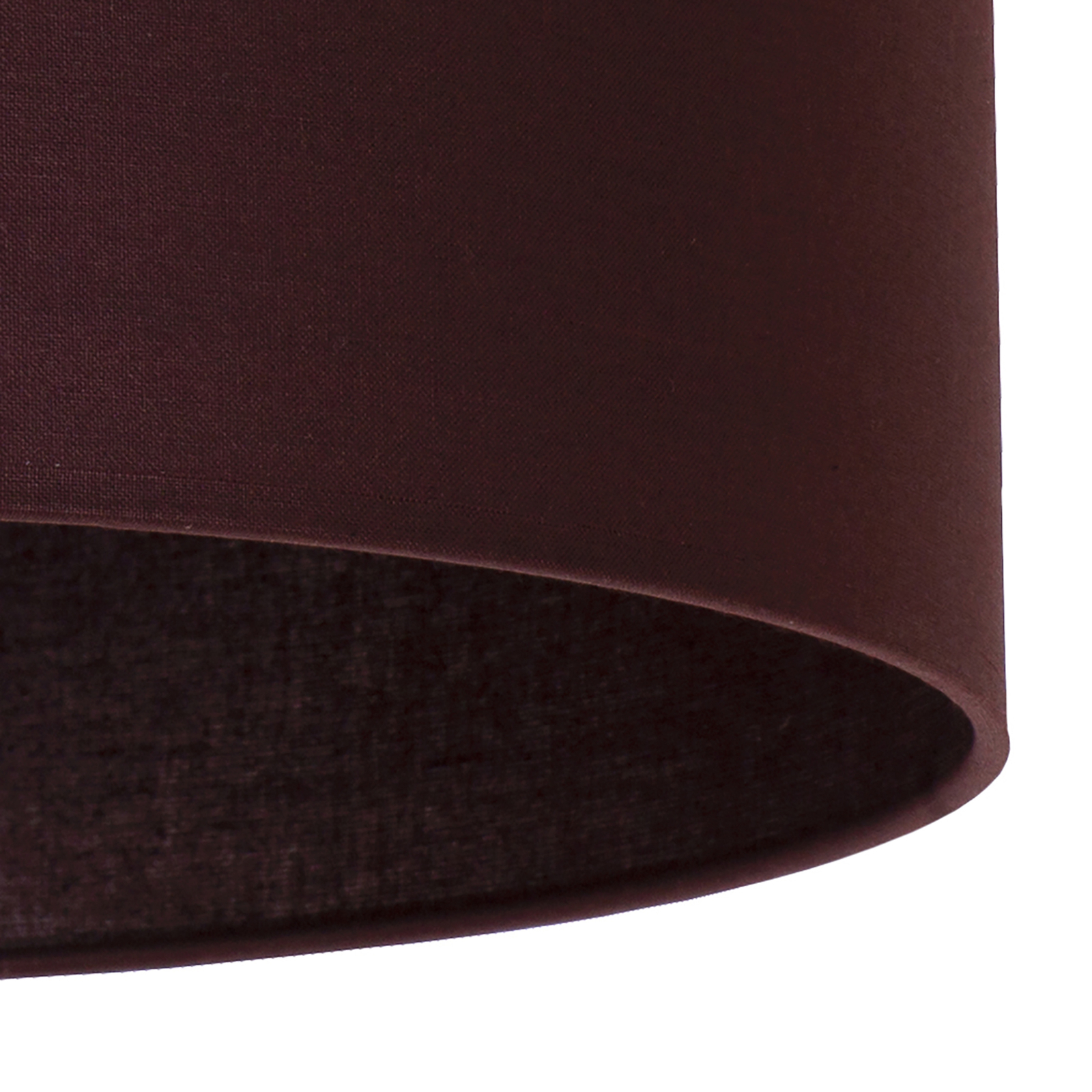 Pantalla Roller marrón oscuro Ø 50 cm altura 30 cm