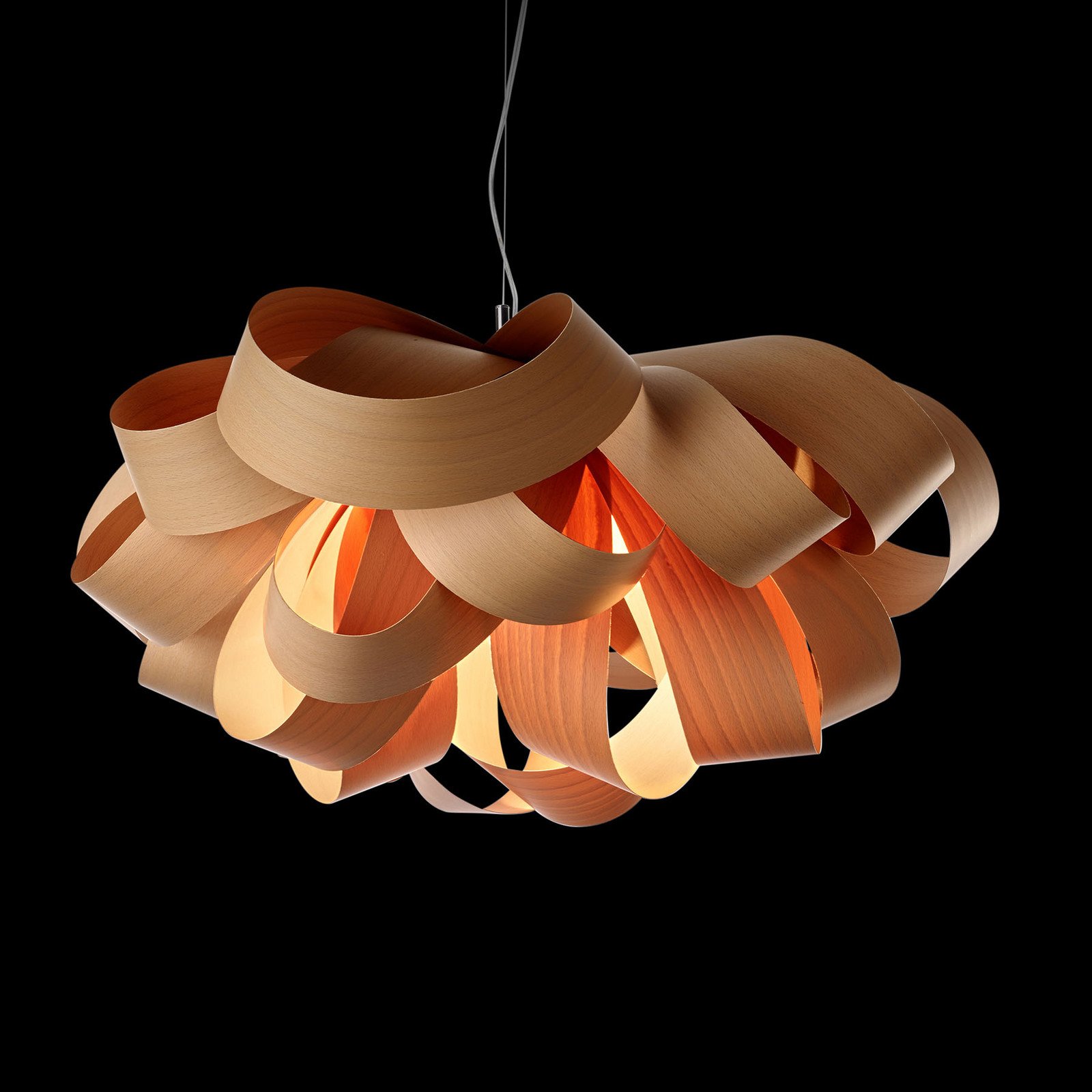 LZF Agatha Small lampă susp. 78x76cm fag natur