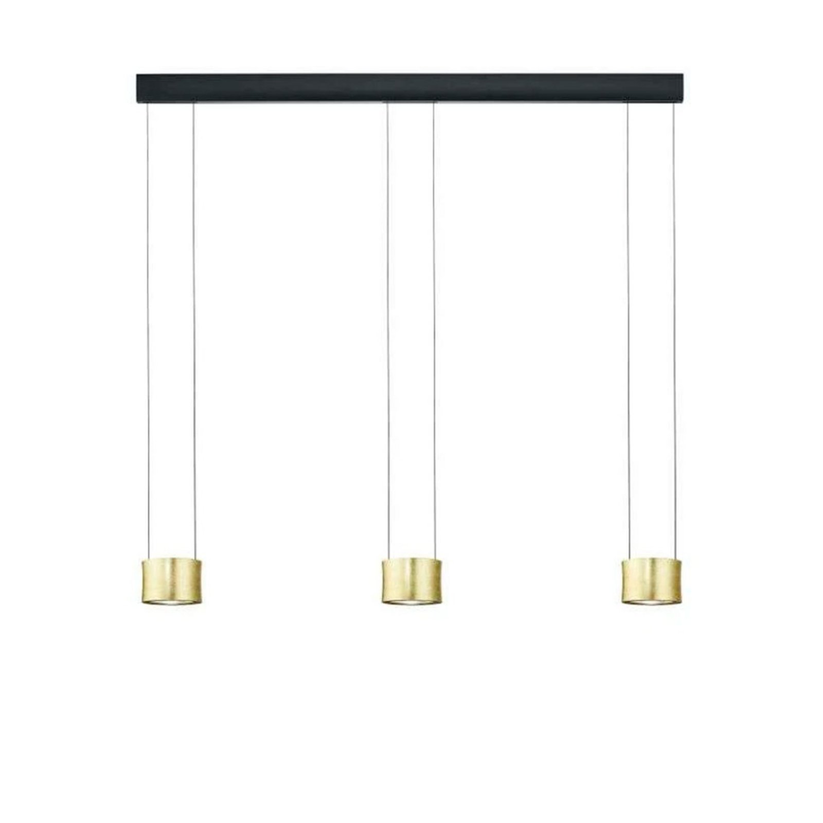 Luce Trio Impulse Elevate Závěsná Lampa Gold - Bankamp