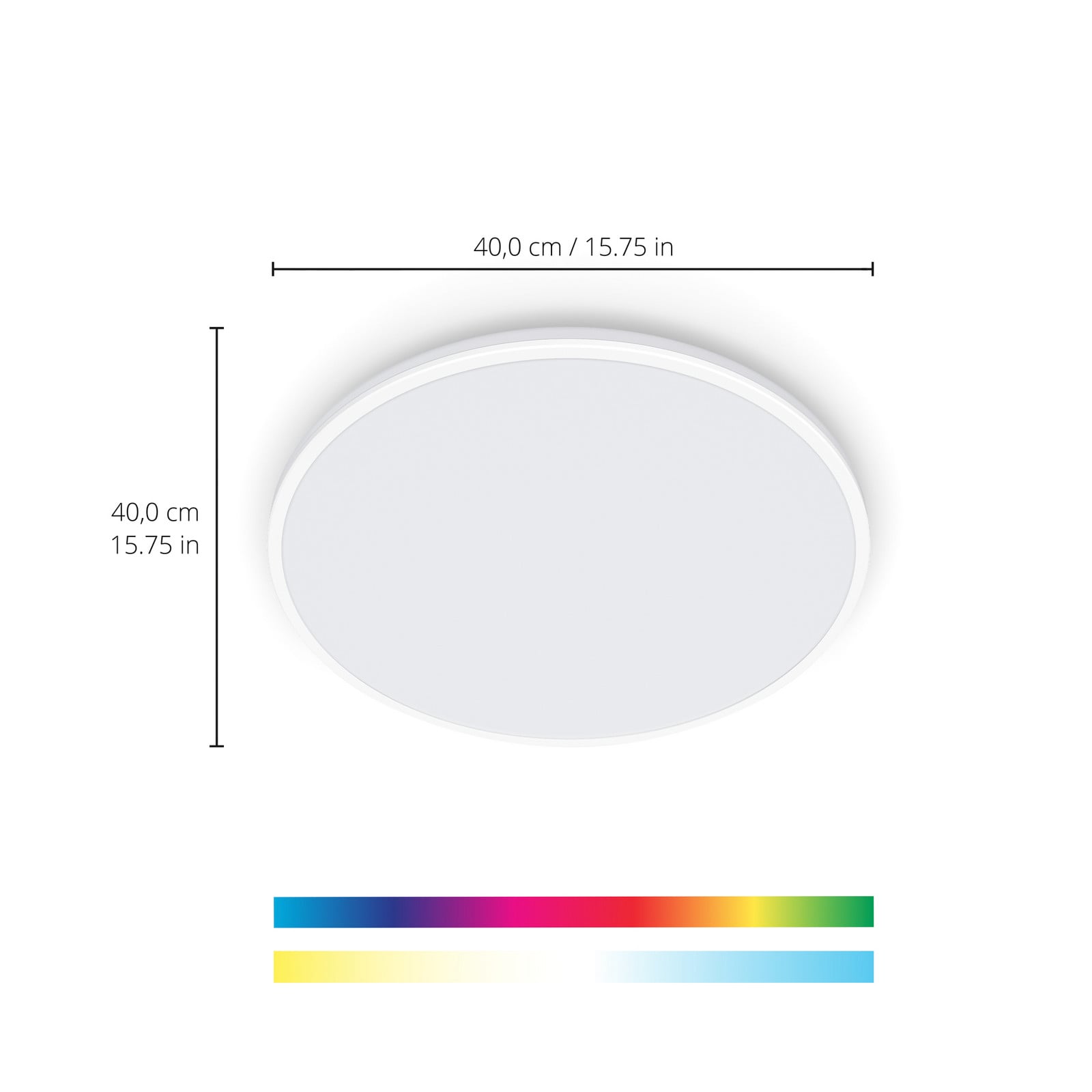 Rune WiZ Plafond RGB White - Vardagsrum - Modern - Plast - Rund
