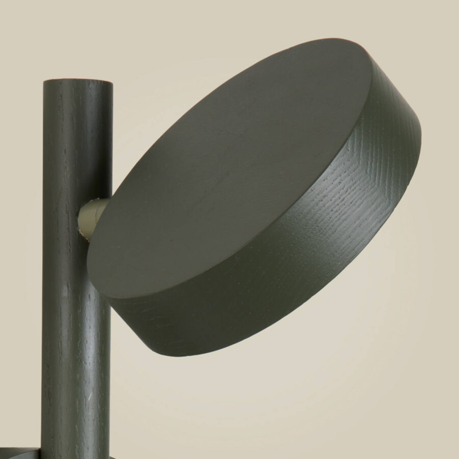  Good & Mojo Good & Mojo Led-wandlampe Okinawa, Grün, Stecker, Holz 