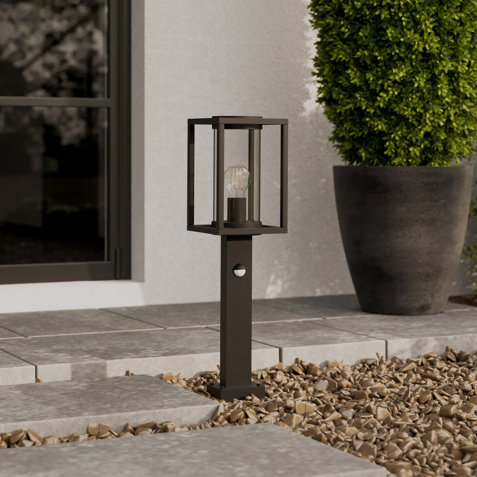 Ferda Buiten Tuinlamp w/Sensor H60 Graphite - Lucande