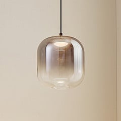 Lucande LED-pendel Avelina, Ø 14cm , 1-lys. sort