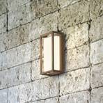 Outdoor wall light Ice Cubic 3411 in brass