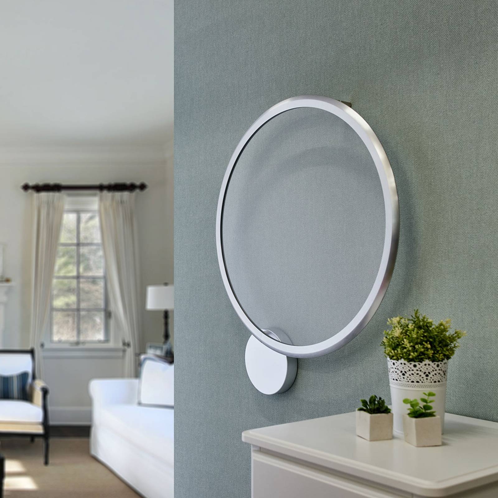 Artemide Discovery kinkiet LED aluminium