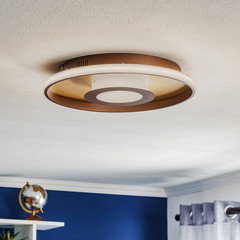 Plafón LED Bug redondo, óxido