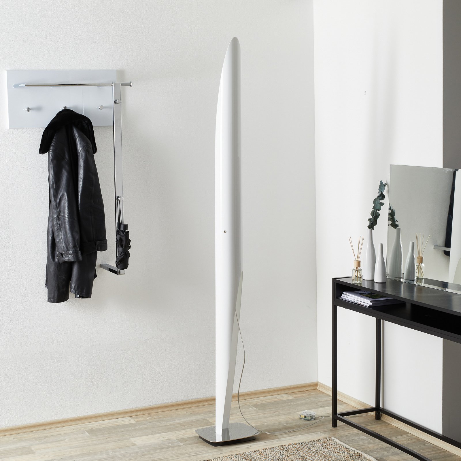 Shakti 200 Floor Lamp White/Polished - KDLN