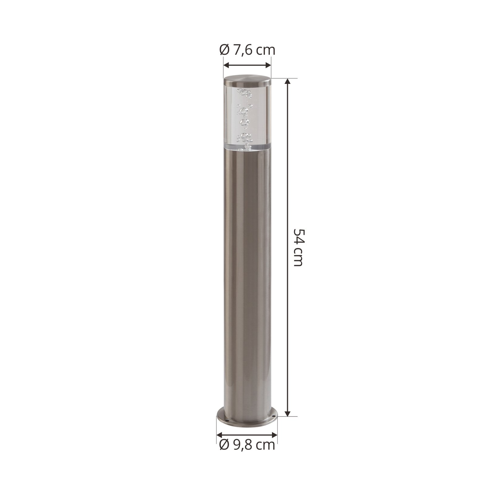 Belen LED Garden Lamp Stainless Steel - Lindby