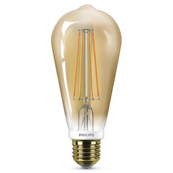 Philips LED-Lampe E27 ST64 4W gold, dimmbar
